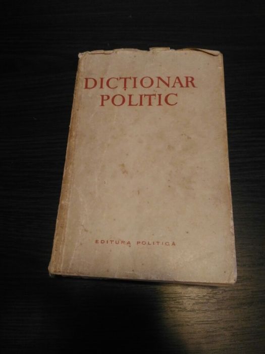 Vand dictionar politic