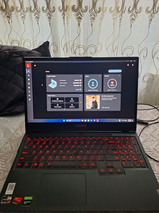 Laptop gaming lenovo legion 15arh05 ryzen 7 4800h, gtx 1650ti