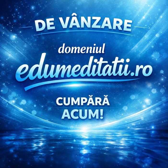 domeniu edumeditatii.ro