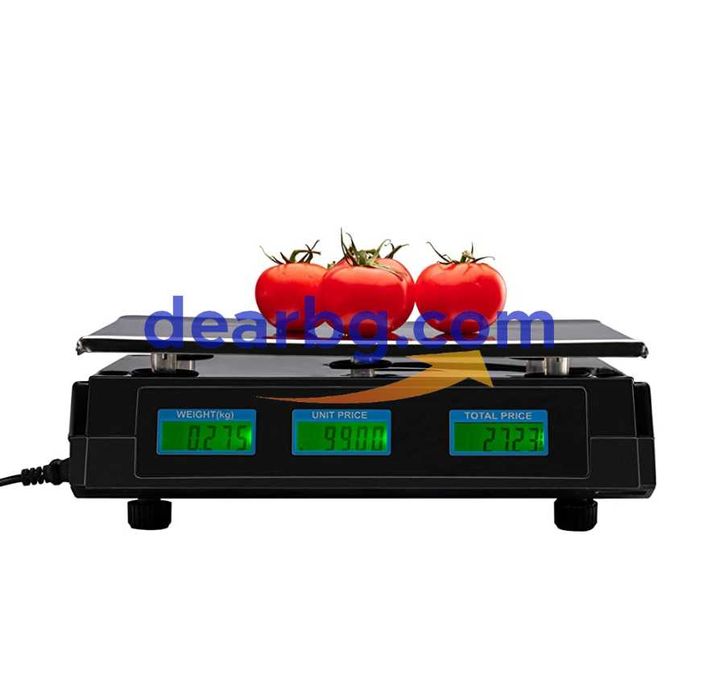 Електронна везна с дисплей до 40кг ; Електронен Кантар