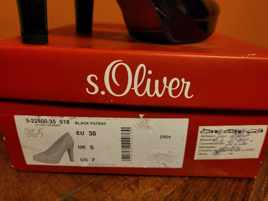 Елегантни дамски обувки на s'Oliver