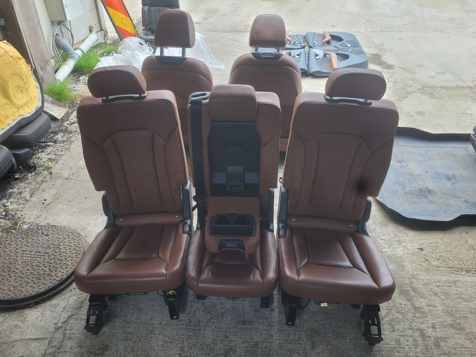 Interior Audi S Q7 2019 Piele maro Incalzire,ventilatie,masaj,memorii