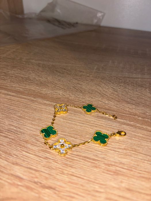 Accesoriu nou nou-Brățară Arpels van cleef verde cristale