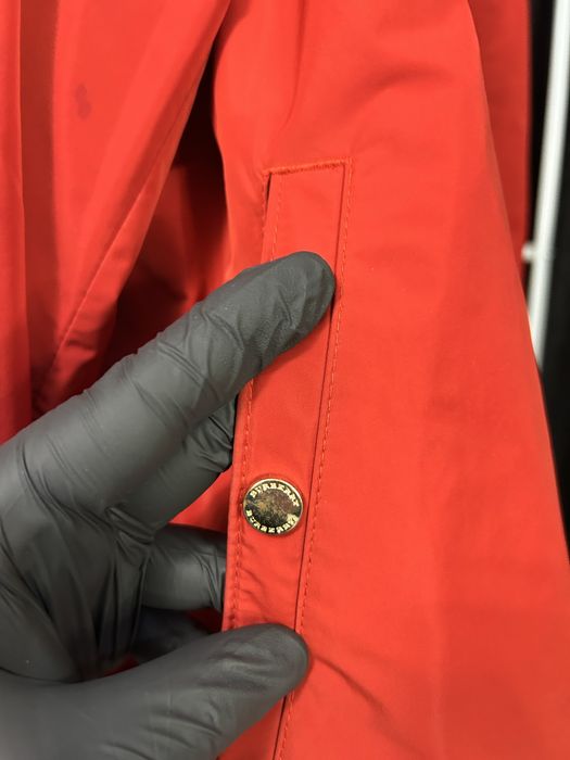 Geacă Burberry London England bomber roșie originală marimea L