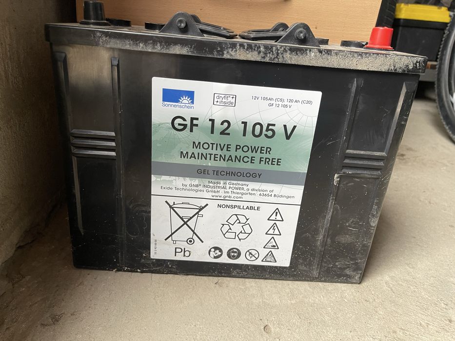 Тяговый аккумулятор Sonnenschein (Exide) GF 12 105 V