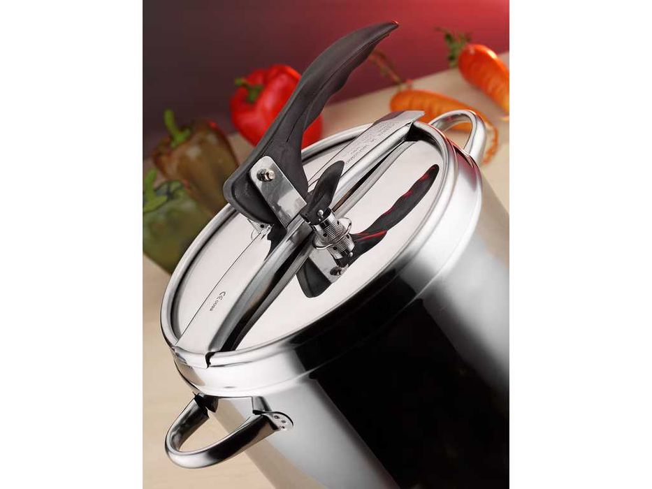 НОВА! Home Perfect тенджера под налягане за готвене 9л inox Турция