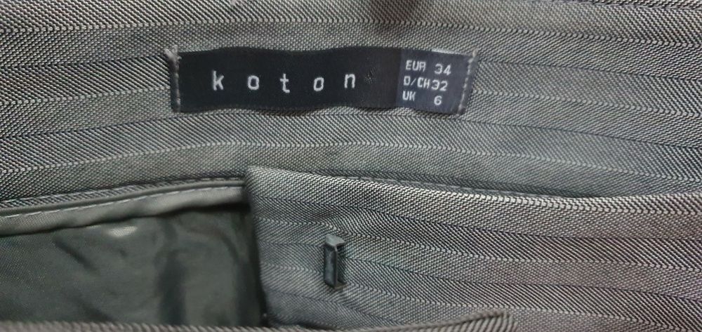 Vand fusta creion Koton gri