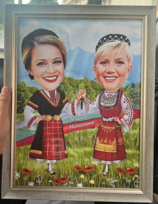 Ръчно Изработена Дигитална Карикатура По Поръчка