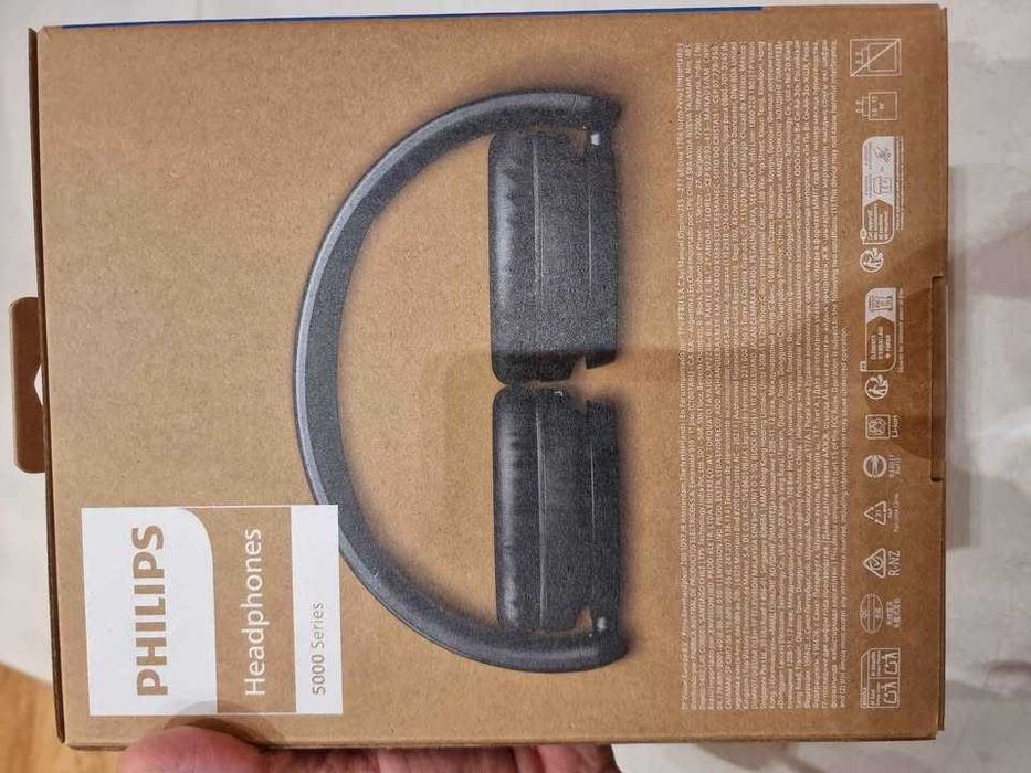 Безжични слушалки Philips - TAH5209BK/00, Bluetooth, черни