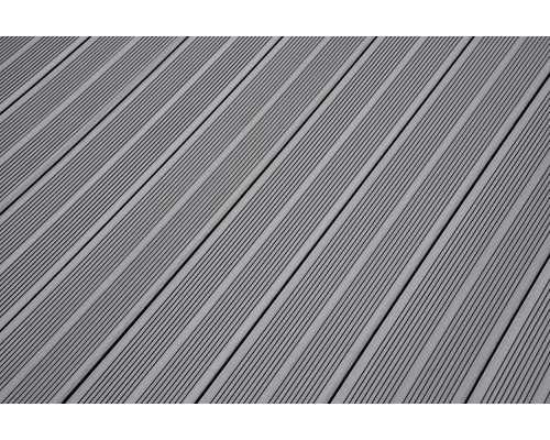 Deck WPC terasă 3920x145x21 mm – Gri / Maro – Ambele fețe utilizabile