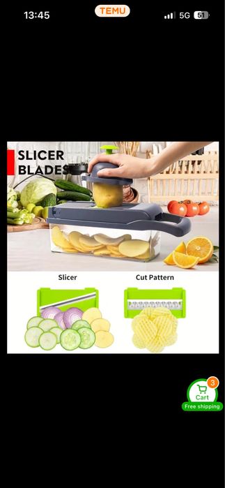 16 in 1 veggie slicer