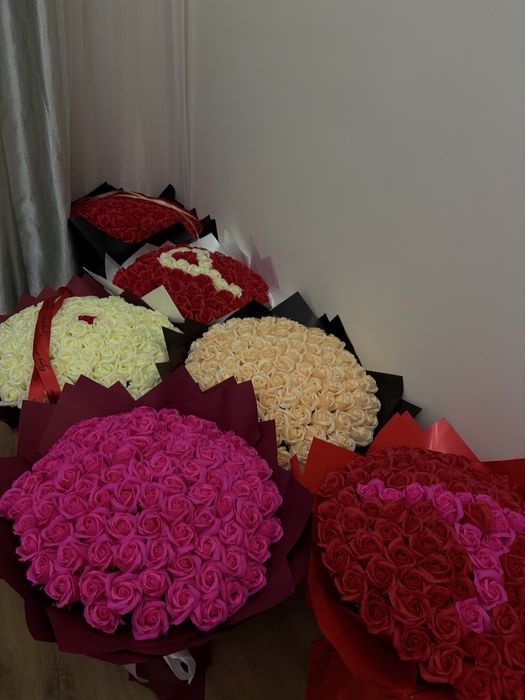 Buchet trandafiri sapun