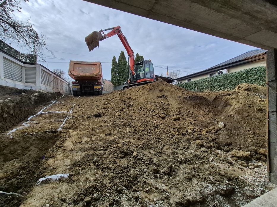 Închirieri utilaje (excavator, miniexcavator, cilindru compactor , miniincarcator, autobasculanta etc)