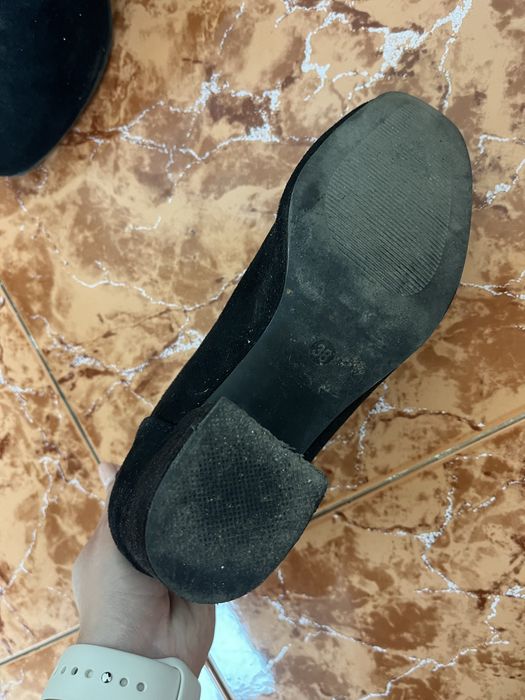 Дамски зимни велурени боти на нисък ток