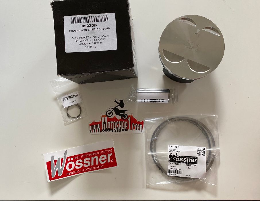 НОВО бутало Wossner за 1991-2004 Husqvarna TC610 TE610 TC570 TE570