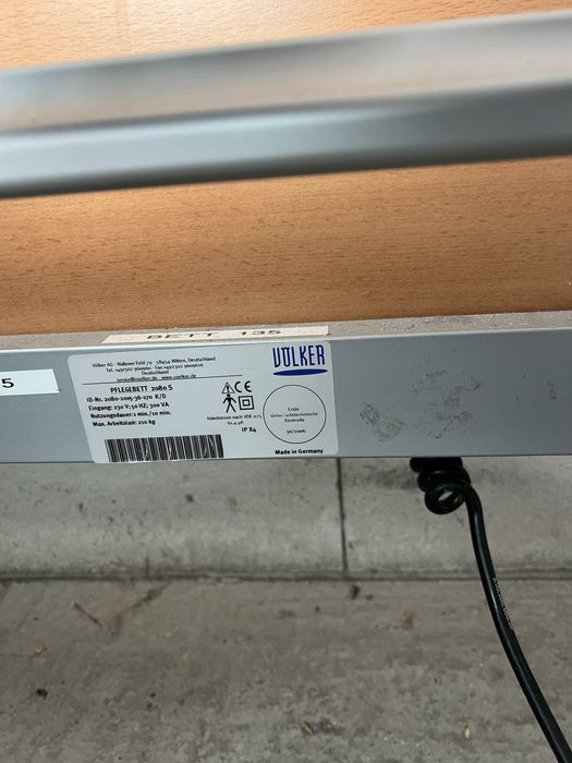 Pat medical electric Volker – reglabil complet + telecomandă