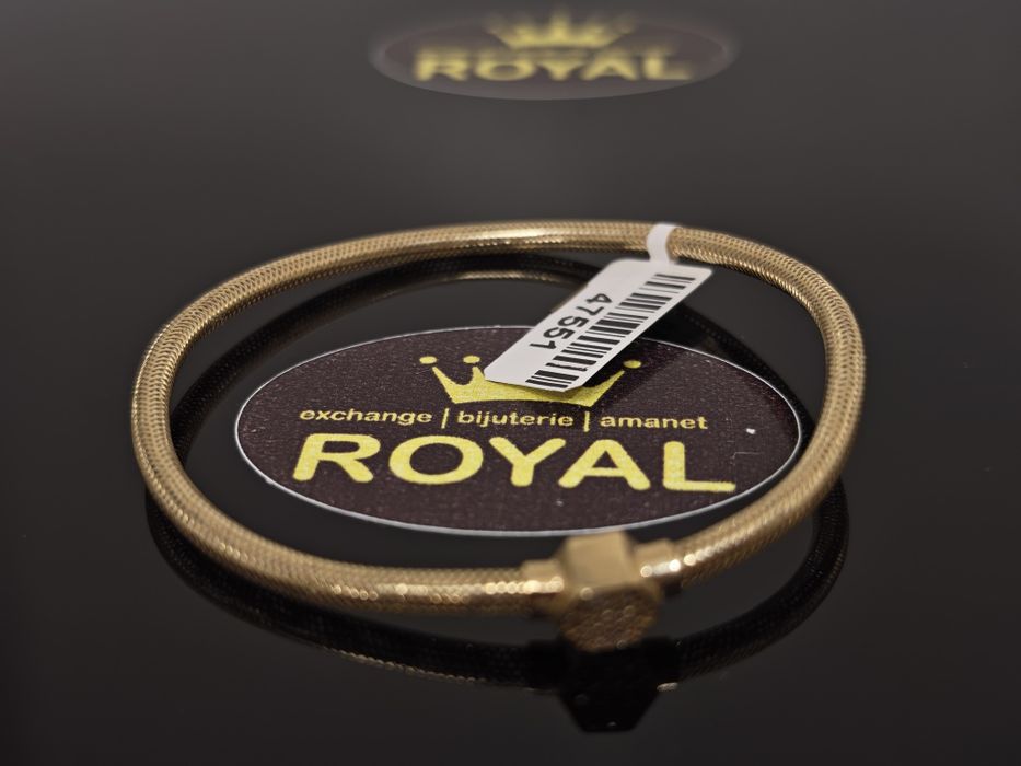 Bijuteria Royal: Brățară aur 14k/1.55 gr