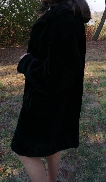 Палто от агнешка кожа