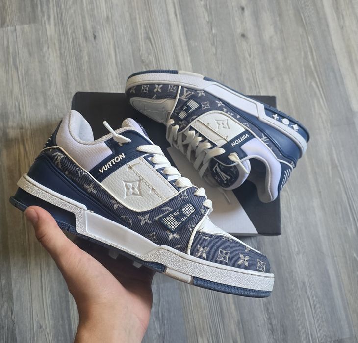 Louis Vuitton LV Trainers Monogram Denim (Blue)