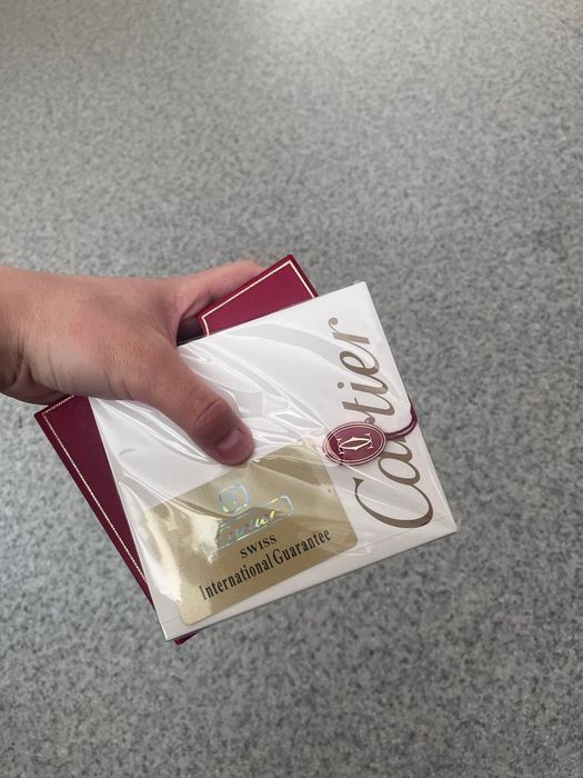 Часы Cartier Santos blue dial