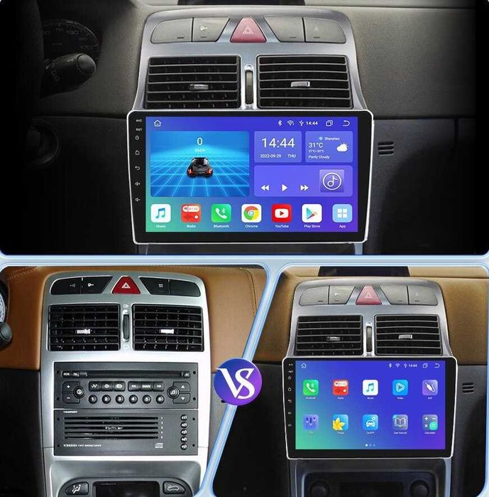 Мултимедия за Peugeot 307 Двоен дин Навигация Android Пежо 307