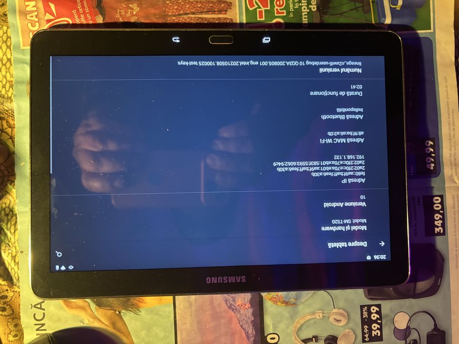 samsung tab pro  defecta pentru piese
