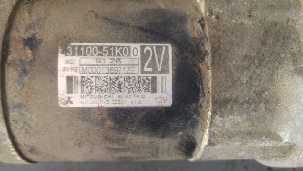 electromotor 1.0 b 1.2 b k10b opel agila b 2008-2014 31100-51k0