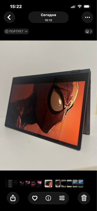 Lenovo Idepad Flex-15llL  360’ Planshed notebook SSD 500gb  8gb