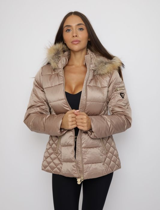 Стилно зимно дамско яке S размер