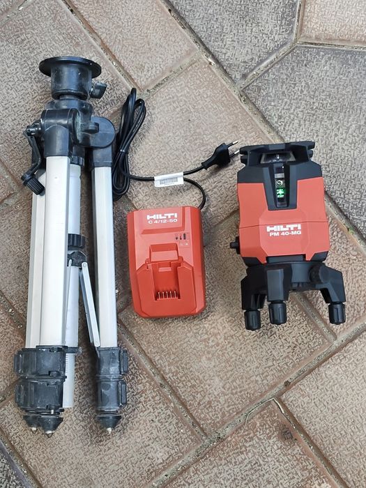 Nivela laser cu 16 linii , raza verde HILTI  PM 40-MG că nou cu trepied inclus