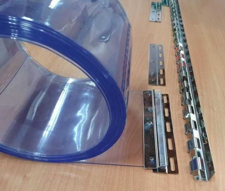 Лента за врати винил PVC кристал 2000мик ресни ветроупорни завеси 20см