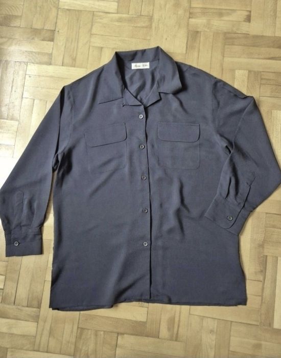 Cămașă Pura Seta 100% Mătase pura, Oversized, Dama,  M