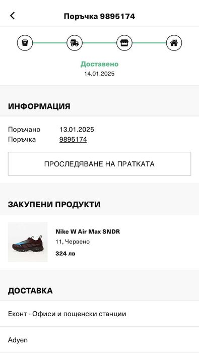 Nike Air Max SNDR Blue and Brown