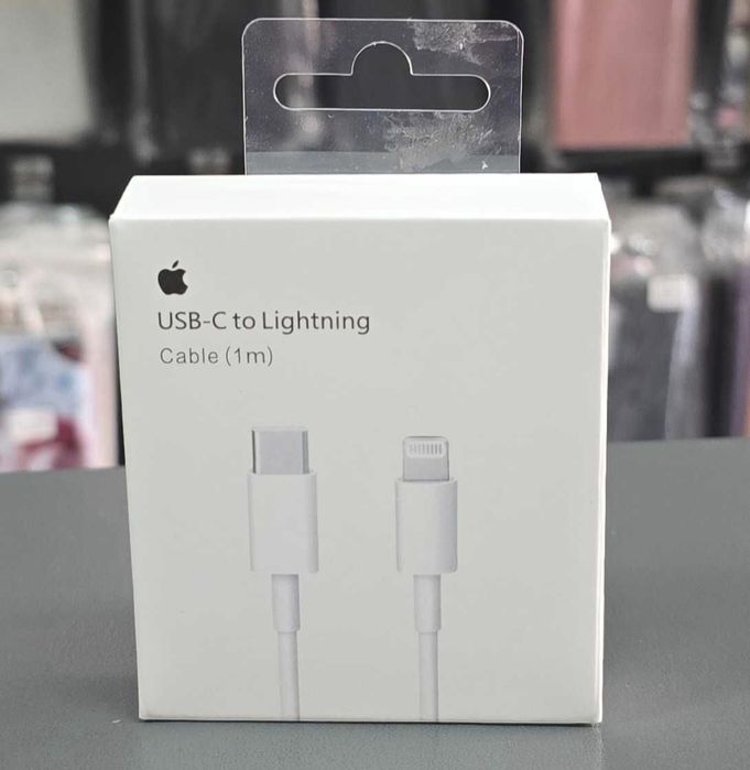 Оригинален кабел iPhone 12/12 pro USB-C- Lightning за бързо зареждане