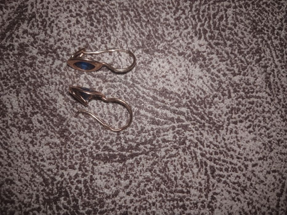 Серьги золотые 585 проба детские