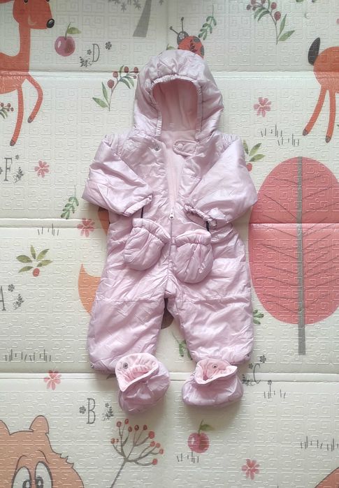 Бебешки космонавт (за момиче), р-р 74