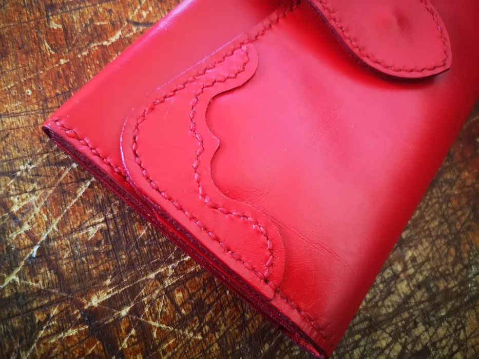 Дамско портмоне естествена кожа