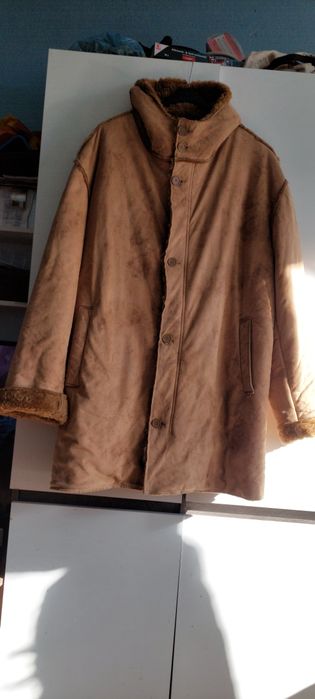 Мъжки Кожух изкуствена кожа