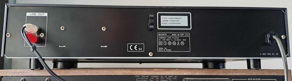 Sony CDP 212 CD player colectie vintage