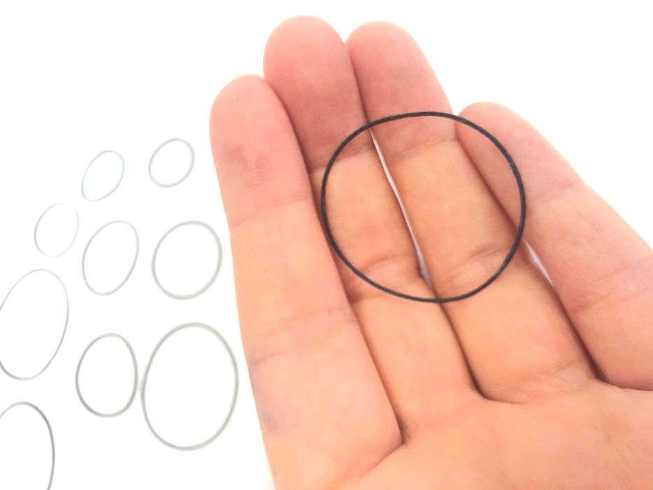 уплътнител, уплътнение за часовник, о-пръстен, 100 бр.