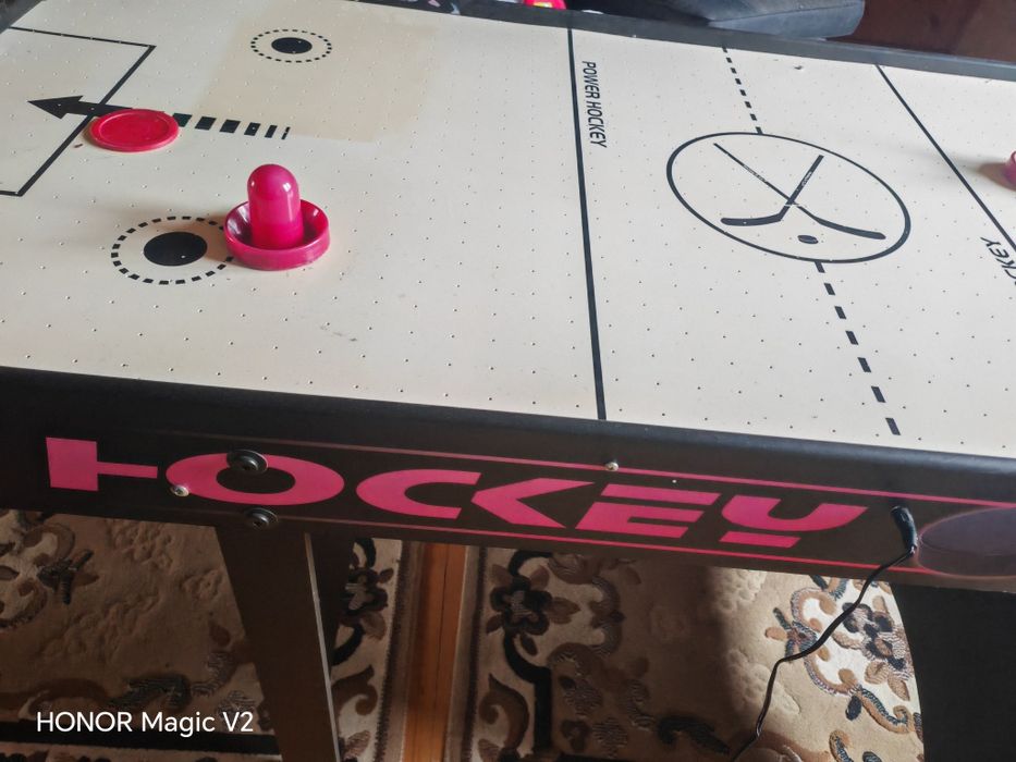 Masă Air Hockey electrică cu picioare/alimentator