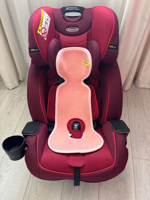 Vand scaun auto Graco, fara incindente + Protectie antitranspiratie Aeromoov pentru scaun auto grupa 0+ (nefolosita)