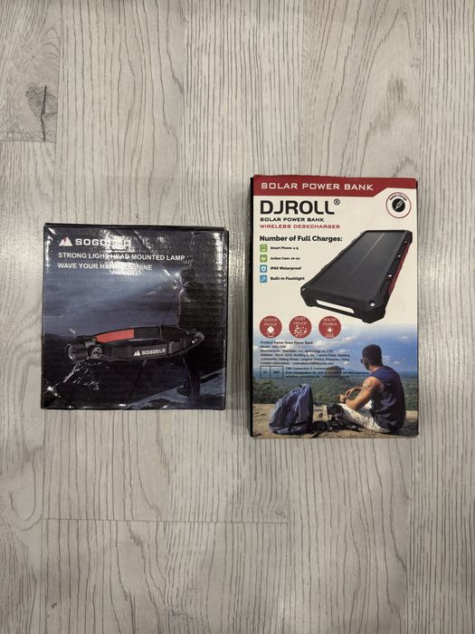 DJROLL® Solar Power Bank - 30000mAh плюс подарък челник