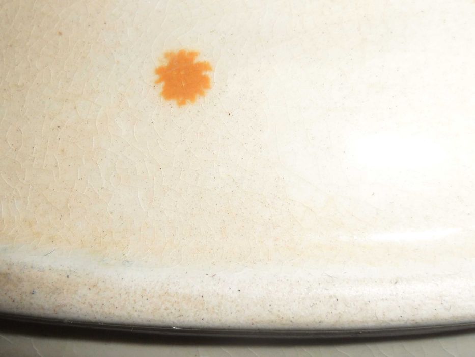 Селедочница, рыбница старинная, вся в кракелюре