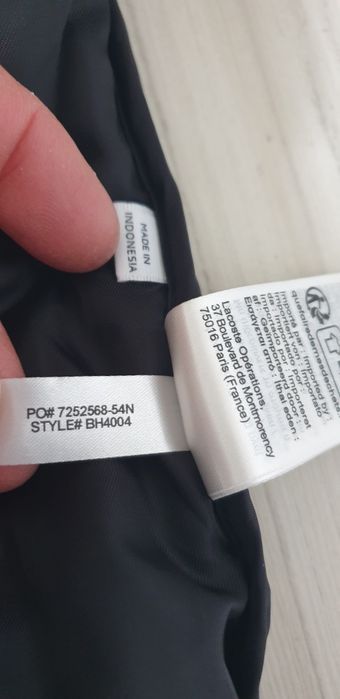 Lacoste Monogram Down  L / XL Oversize НОВО! ОРИГИНАЛ Зимно пухено Яке