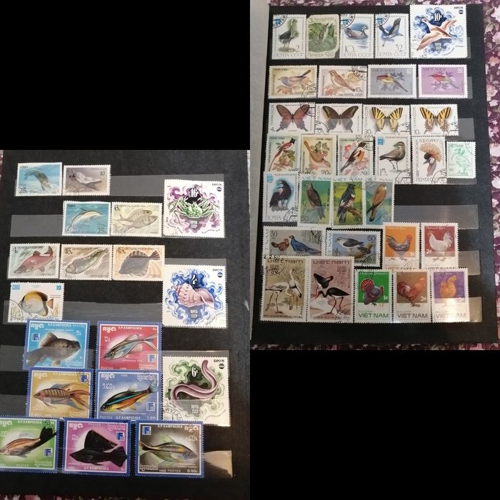 Марки 370 шт + альбом