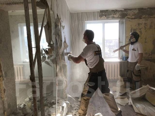 Демонтаж квартиры и офисов, Подготовка к ремонту, Уй бузиш Ишлари