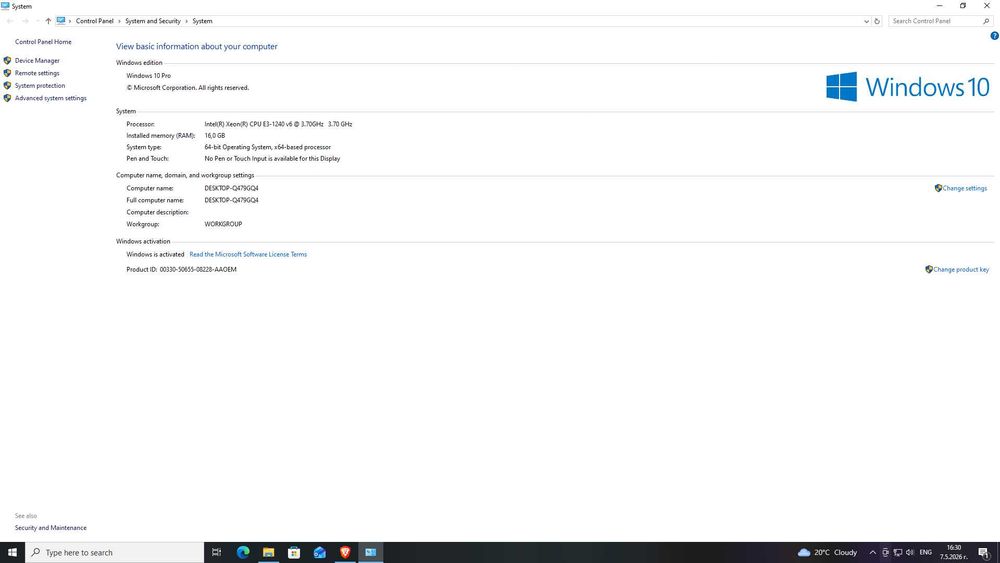 HP z240 Workstation /AOC 23.8 200hz
