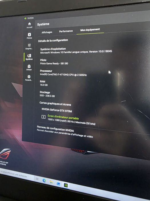 Asus Rog G751JT i7