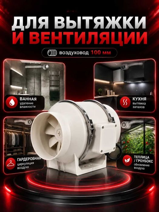 Канальный вентилятор HF 75 - 350мм